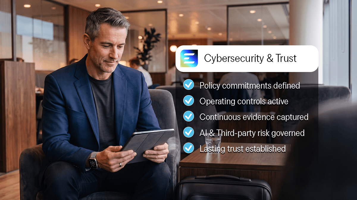 Cybersecurity and trust hero image
