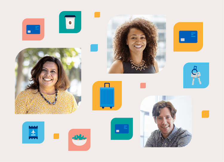 Happy people because of Emburse Cards