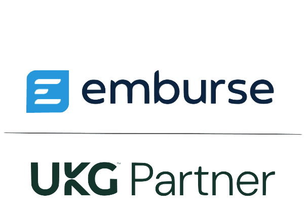 Emburse logo and UKG Partner text.