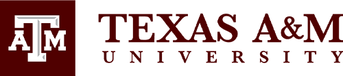 Texas A&M University logo.