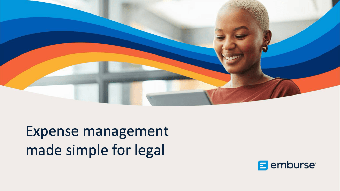 Expense management made simple for legal