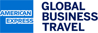 American Express Global Business Travel logo.
