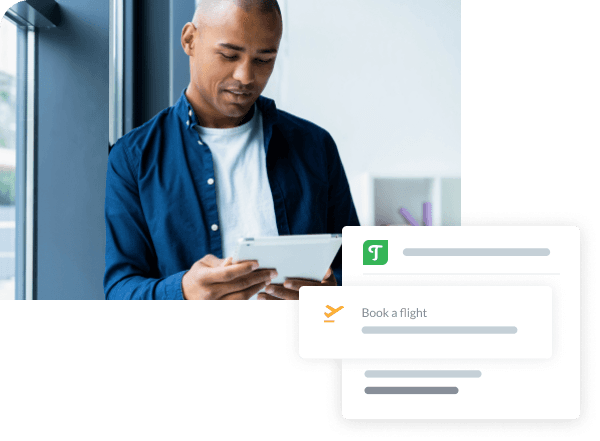 Person using Tallie solutions