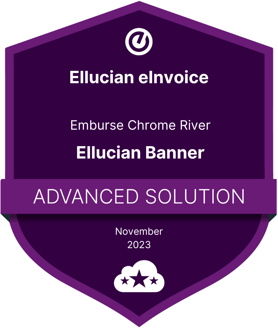 Ellucian Advanced Solution - Emburse eInvoice