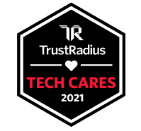 Tech Cares 2021 award logo