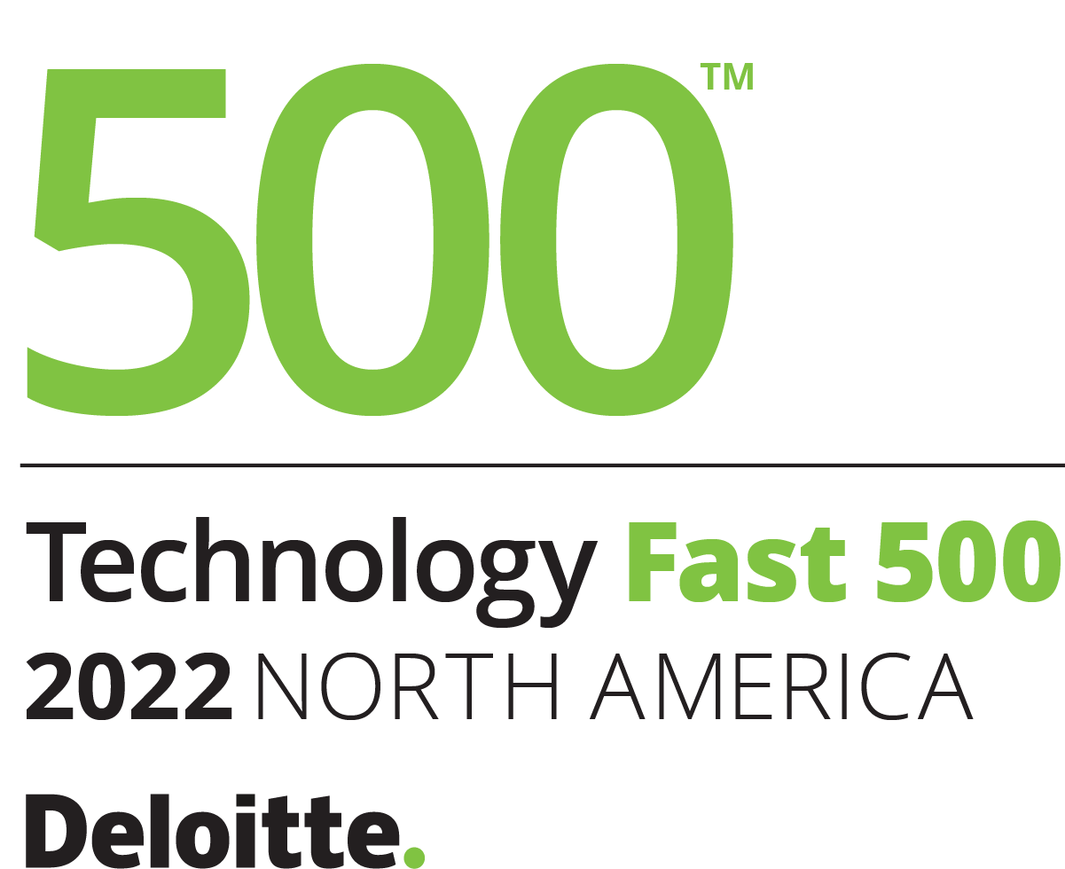 Distintivo Technology Fast 500 2022 di Deloitte per il Nord America