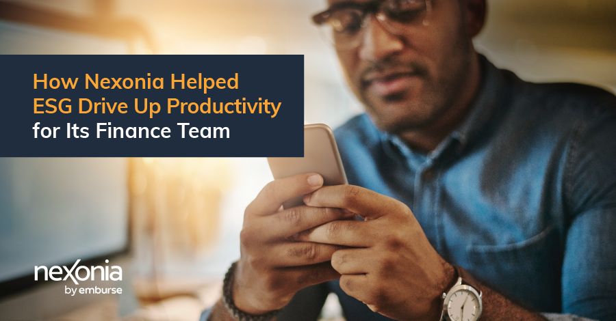 How Nexonia Helped ESG Drive Up Productivity for Its Finance Team